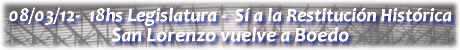 Restituci&oacute;n Hist&oacute;rica